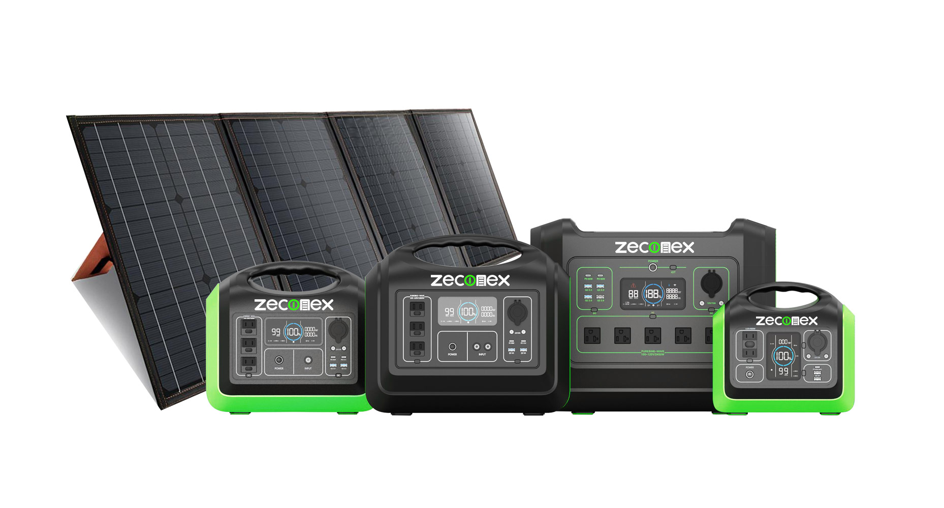 zeconex full range of portable power station