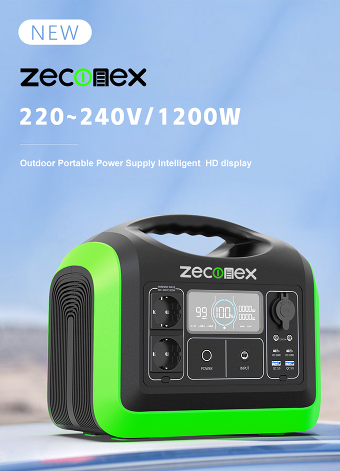 Zeconex 1200W Portable Power Station1