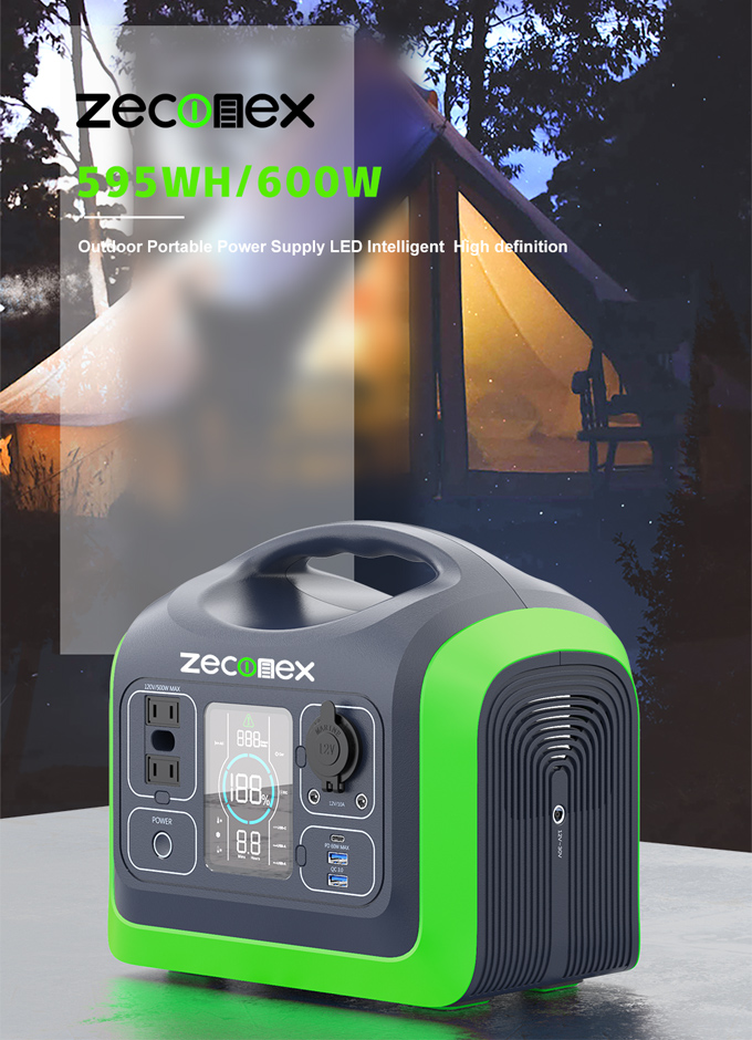 Zeconex 600W Portable Power Station1