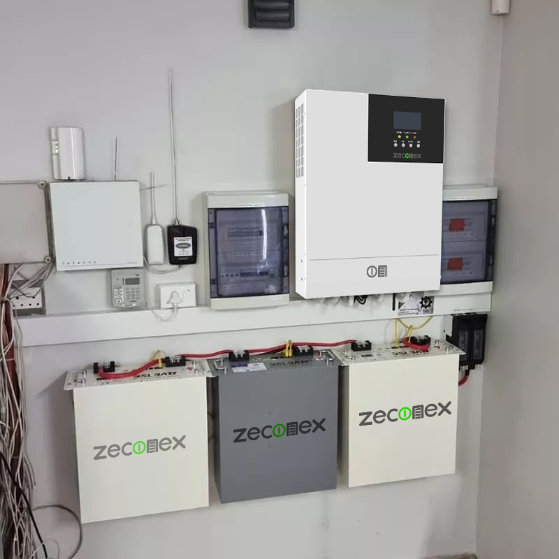 zeconex lithium solar batteries with solar inverter