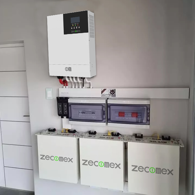 zeconex solar inverter with battery application